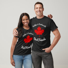 ハリファックスとダートマスBestfriendsカナダのシャツ Tシャツ