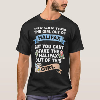 ハリファックスの少女ハリファックスからの移転 Tシャツ