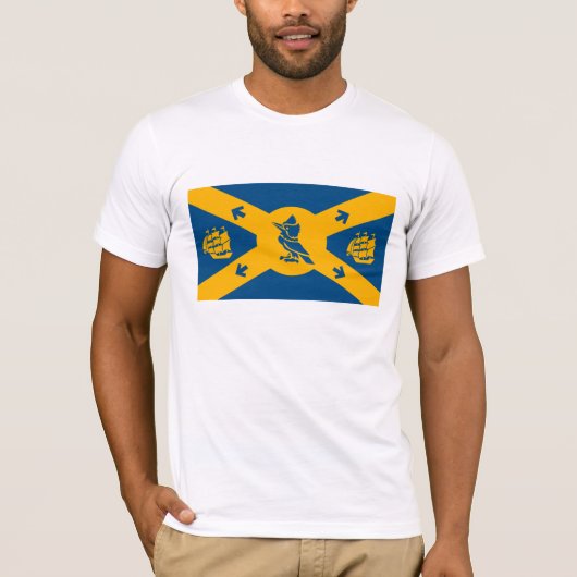 ハリファックスの旗のTシャツ Tシャツ (正面)