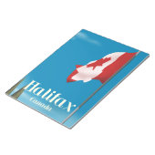 ハリファックスカナダ旅行ポスター ノートパッド (アングル)