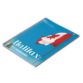 ハリファックスカナダ旅行ポスター ノートブック (左側)