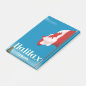 ハリファックスカナダ旅行ポスター ポストイット (アングル)