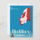 ハリファックスカナダ旅行ポスター 招待状 (裏面)