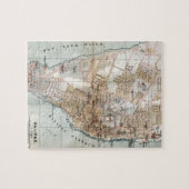 ハリファックスノバスコシアのヴィンテージの地図(1890年) ジグソーパズル (横)