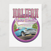 ハリファックスノバスコシア旅行ロゴ インビテーションポストカード (正面)