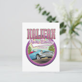 ハリファックスノバスコシア旅行ロゴ ポストカード (スタンド正面)