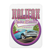 ハリファックスノバスコシア旅行ロゴ マグネット (縦)