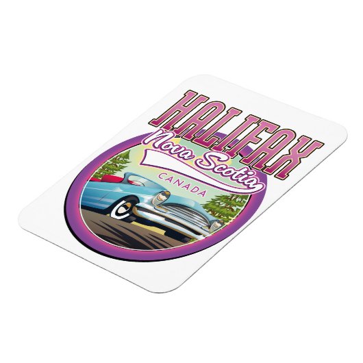 ハリファックスノバスコシア旅行ロゴ マグネット (左側)