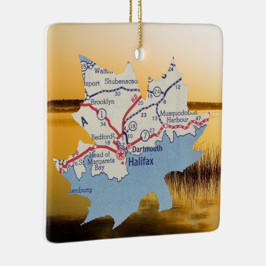 ハリファックスノバスコシア セラミックオーナメント (右)
