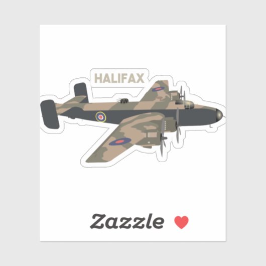 ハリファックス英国第2次世界大戦機 シール (シート)
