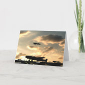 ハリファックス離陸1943年 カード (裏面)