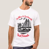 ハリファックス&ダートマスBestFriendsノバスコシアシャツ Tシャツ (正面)