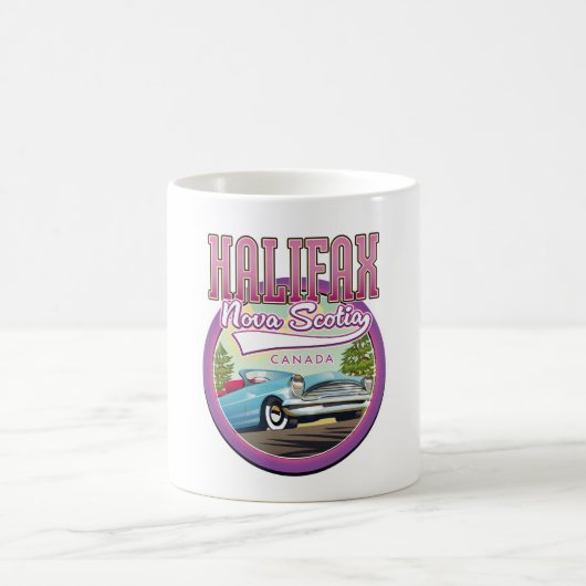 ハリファックス ノバスコシア州 旅行 ロゴ コーヒーマグカップ (中央)