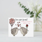 ハリホキスをするグスバレンタインの愛 シーズンポストカード (スタンド正面)