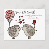 ハリホキスをするグスバレンタインの愛 シーズンポストカード (正面)