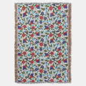 ハリルヘブロン中東陶芸インスパイア スローブランケット (正面縦)