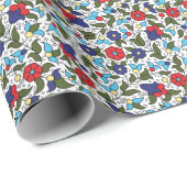 ハリルヘブロン中東陶芸インスパイア ラッピングペーパー (ロールコーナー)