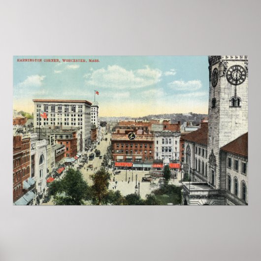 ハリントンコーナーの空中表示 ポスター (正面)