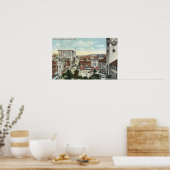 ハリントンコーナーの空中表示 ポスター (キッチン)