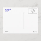 ハリンボーン魚はがき ポストカード (裏面)