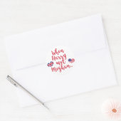 ハリーがメガンに出会った時 |おもしろい王室の結婚s ラウンドシール (封筒)
