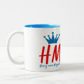 ハリーがMeghanに会った時 ツートーンマグカップ (左)