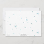 ハリーとヘドウィグ飛んでいる過去ホグワーツクリスマス シーズンカード (裏面)