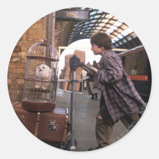 ハリーとヘドウィッグPLATFORM 9 3/4™ ラウンドシール (正面)