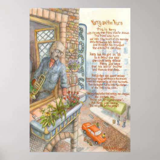 ハリーとホルン – ポスター (正面)
