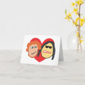 ハリーとメガン カード (黄色い花)