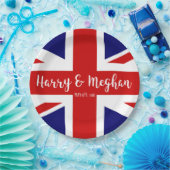 ハリーとメガン |王室のの結婚お祝い ペーパープレート (パーティー)