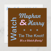 ハリーとメーガンの結婚式招待状 招待状 (正面/裏面)