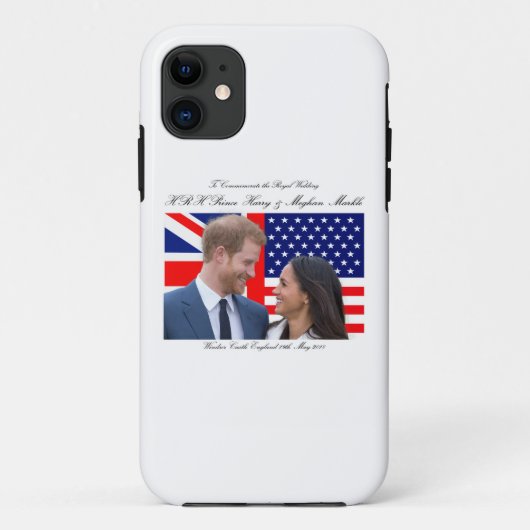 ハリーとメ王室のガ結婚ンを記念して Case-Mate iPhoneケース (裏面)