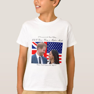 ハリーとメ王室のガ結婚ンを記念して Tシャツ