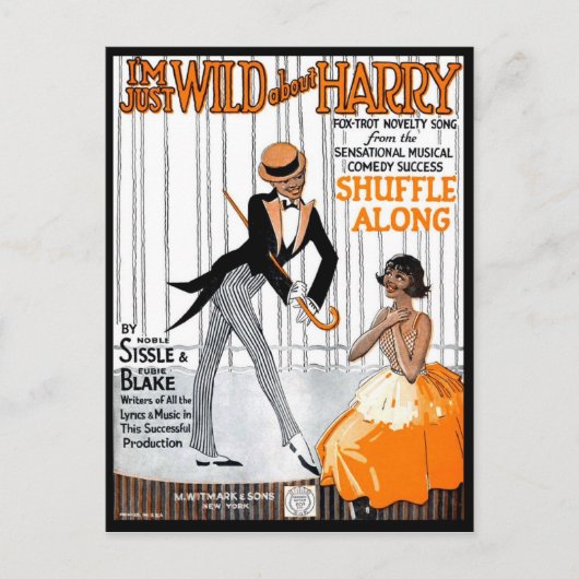 ハリーに夢中だ ポストカード (正面)