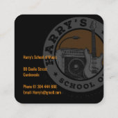 ハリーの音楽 スクエア名刺 (裏面)