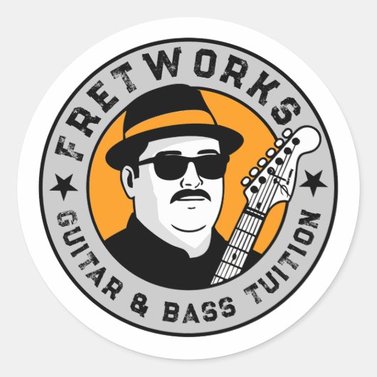 ハリーの音楽 ラウンドシール (正面)