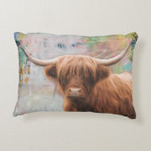 ハリージュザハイランドかわいい牛の枕 アクセントクッション (裏面)