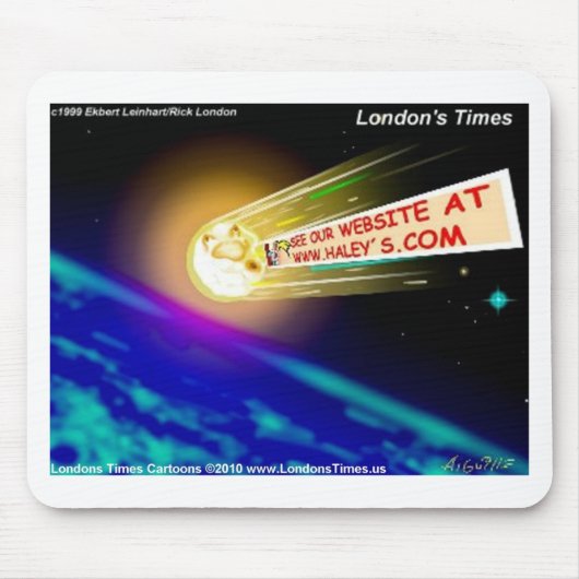 ハリーズ彗星カーおもしろいドのURL Tees Mugs & Gift マウスパッド (正面)