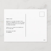 ハリーハンドドロドホリデーイラストはがき シーズンポストカード (裏面)