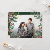 ハリーベリーのクリスマス フレーム入り写真 ホリデーカード カード (正面/裏面インサイチュ)