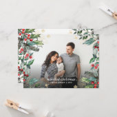 ハリーベリーのクリスマス フレーム入り写真 ホリデーカード カード (正面/裏面インサイチュ)