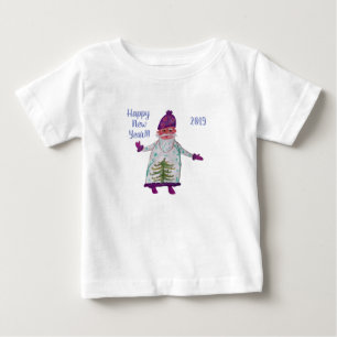 ハリーホリデーズサンタクロース ベビーTシャツ