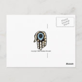 ハリーホーディーニ ポストカード (裏面)