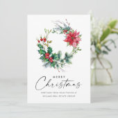 ハリーポインセチアのリース クリスマス 法人 (スタンド正面)