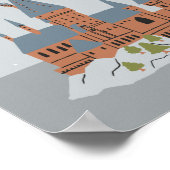 ハリーポッタホグワーツベビー誕生統計 ポスター (角)