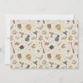 ハリーポッタマジカルベビー散布 招待状 (裏面)