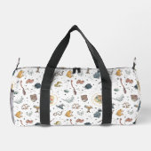 ハリーポッターのアイコンのパターン ダッフルバッグ (裏面)