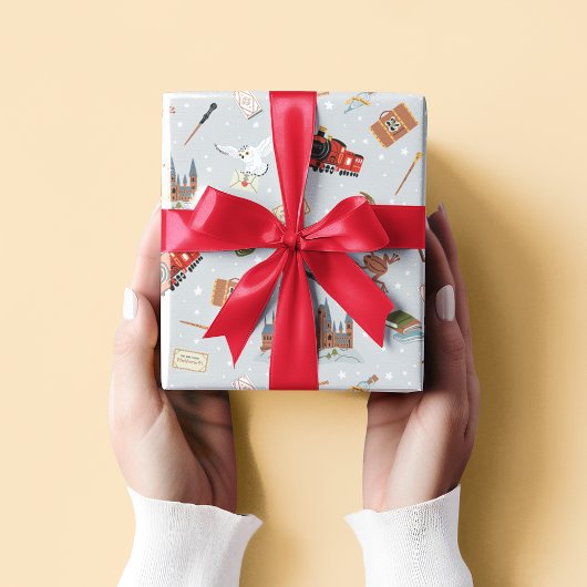 ハリーポッターのアイコンのパターン – ベビーシャワー ラッピングペーパーシート