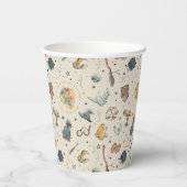 ハリーポッターのアイコンのパターン – ベビーシャワー 紙コップ (裏面)